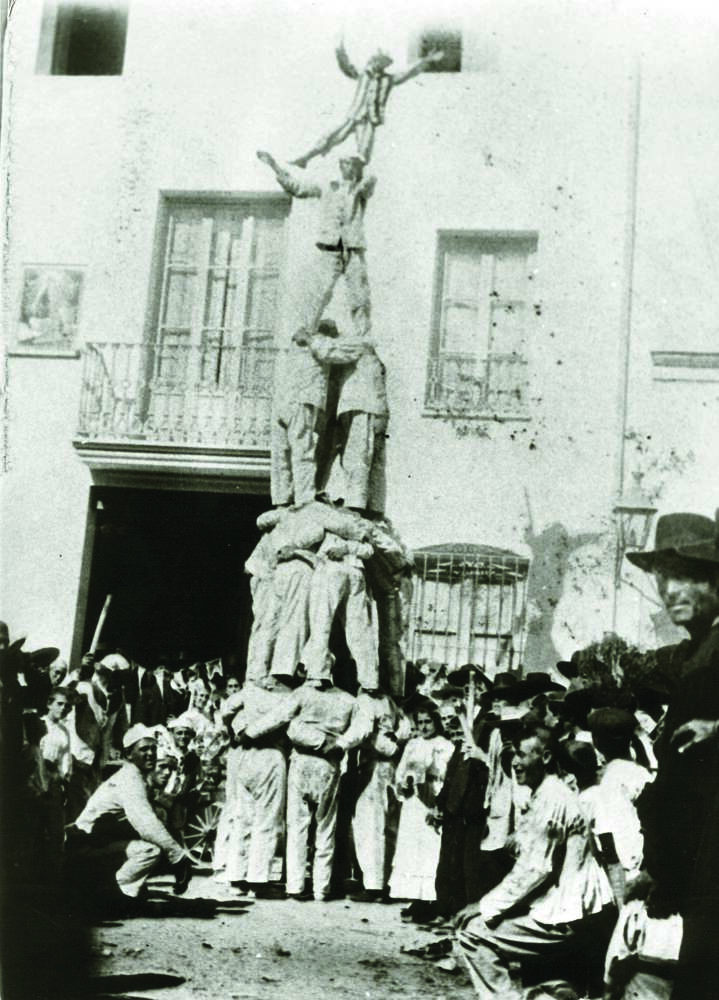 imatge més antiga conservada de la Muixeranga d'Algemesí